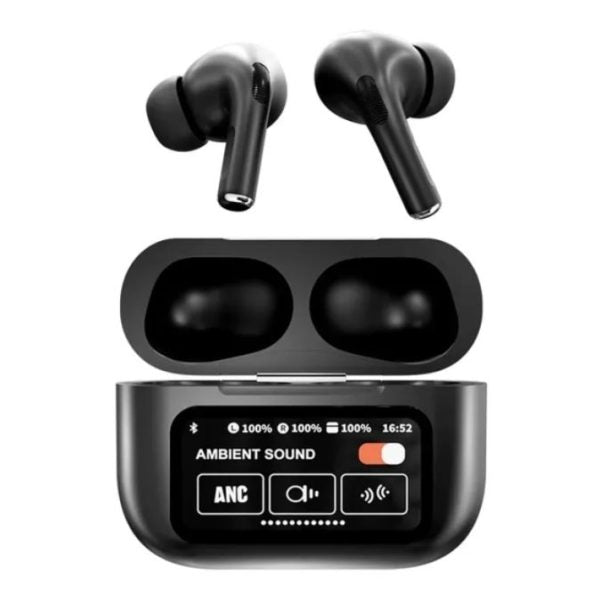 A9 Pro AirPods – ANC/ENC Touch Screen Wireless Earbuds | Premium Sound Quality