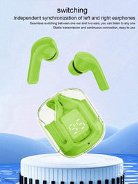 Thumbnail for Air31 Wireless Earbuds – Crystal Transparent Body | Bluetooth 5.3 TWS Earbuds (Random Color)