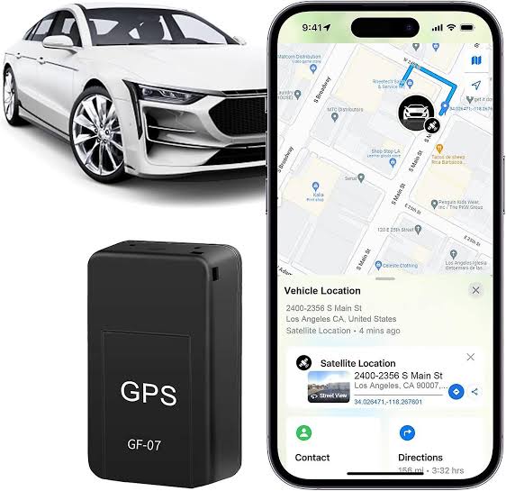 GF07 Mini Magnetic GPS Tracker | Wireless Car Tracking Device with Box