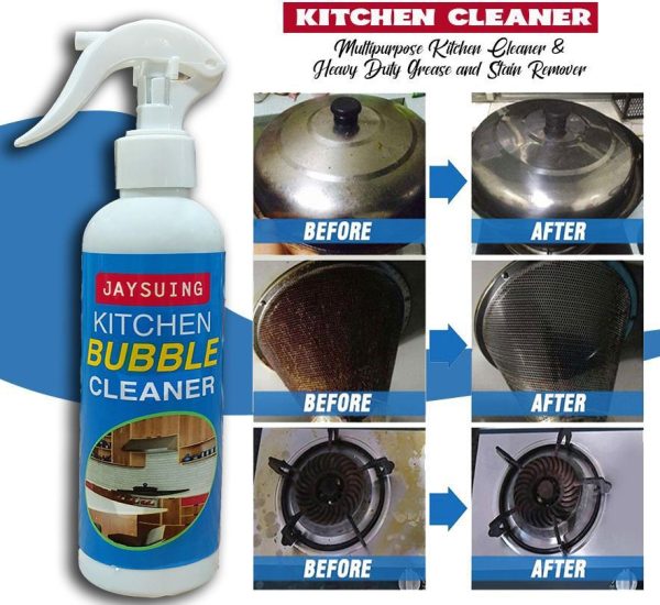 Kitchen Heavy Duty Cleaning Spray | Bubble Cleaner Spray – Removes Grease, Stains & Dirt (200ml)