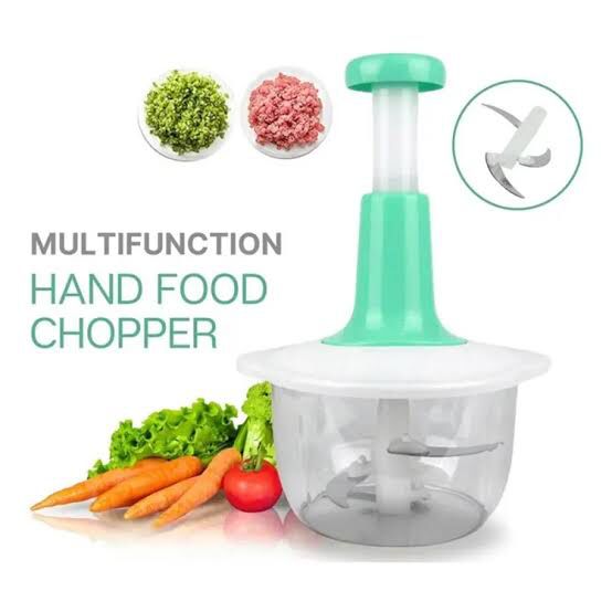 Manual Hand Push Chopper | Multi-Functional Vegetable & Meat Grinder | 1.5L