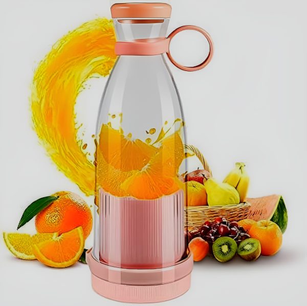 Mini Portable Blender Electric Fruit Juicer Mixers 380 Ml (random Color)