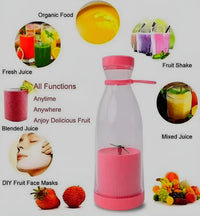 Thumbnail for Mini Portable Blender Electric Fruit Juicer Mixers 380 Ml (random Color)