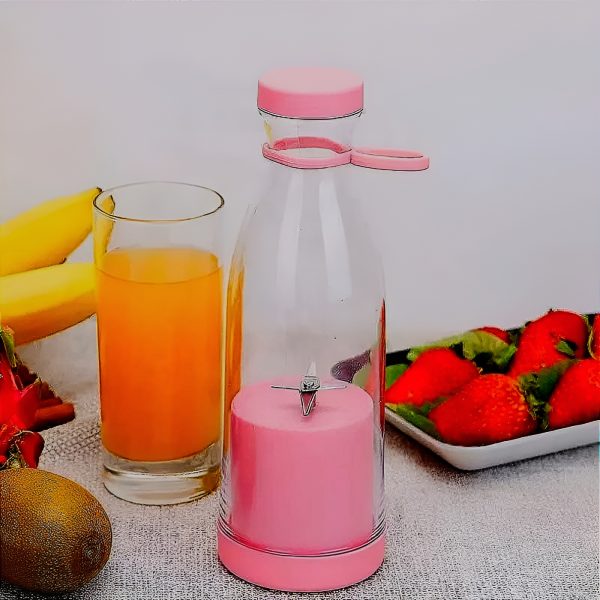 Mini Portable Blender Electric Fruit Juicer Mixers 380 Ml (random Color)