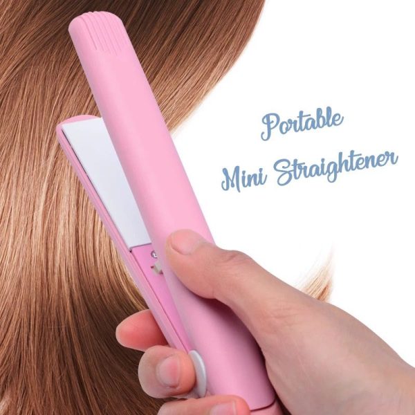 Mini Portable Hair Straightener | Smooth, Silky & Frizz-Free Hair | Travel-Friendly