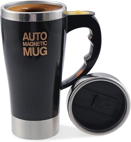 Auto Magnetic Self-Stirring Mug | Electric Mixing Cup for Coffee, Tea & Hot Chocolate | 450ml