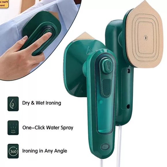 Professional Micro Steam Iron – Handheld Portable Garment Steamer & Ironing Machine