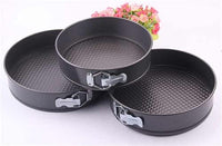 Thumbnail for Set of 3 Nonstick Round Cake Moulds | Baking Cake Pans for Home & Professional Use