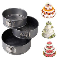 Thumbnail for Set of 3 Nonstick Round Cake Moulds | Baking Cake Pans for Home & Professional Use