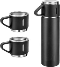 Thumbnail for Stainless Steel Vacuum Flask Set | 500ml Insulated Thermos Bottle & Coffee Mug – Perfect Gift Set