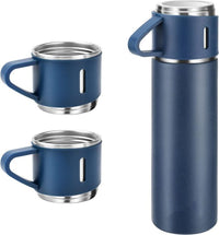 Thumbnail for Stainless Steel Vacuum Flask Set | 500ml Insulated Thermos Bottle & Coffee Mug – Perfect Gift Set