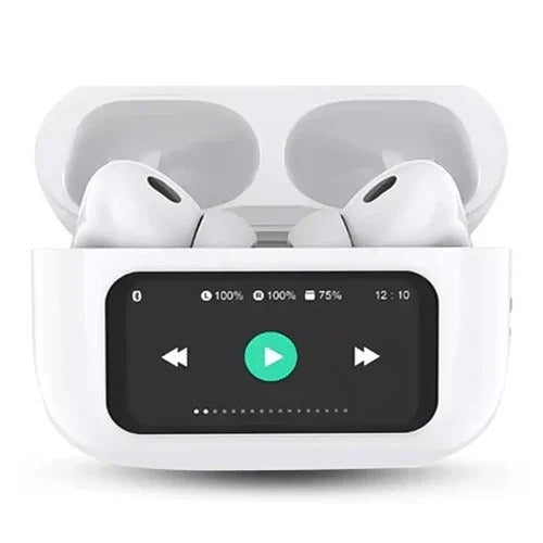 V20 Touch Screen LCD Earbuds | Wireless Earphones with Smart Display | Random ColoR